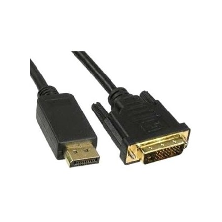 Unirise Usa This Displayport Male To Dvi-D Dual Link 24+1 Male Cable Will Allow DVIDP-03F-MM